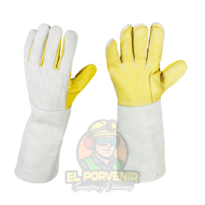 Guante Mixto Largo Refuerzo 5 Dedos en Vaqueta