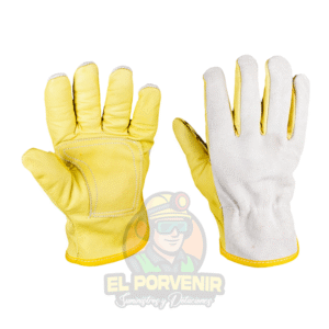 Guante Mixto Corto Refuerzo Palma en Carnaza y Vaqueta