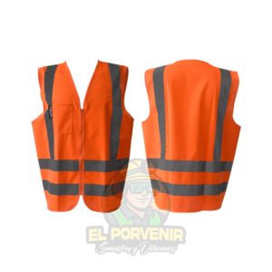 Chaleco Reflectivo con Cierre Naranja