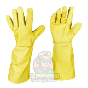 Guante en Vaqueta Sencillo Largo