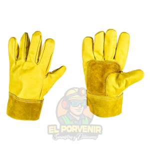 Guante con Manopla Corto Refuerzo Palma en Carnaza