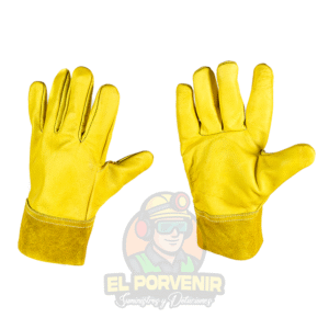 Guante con Manopla Corto Sencillo en Vaqueta