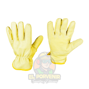 Guante Ingeniero Corto en Vaqueta Refuerzo 5 Dedos