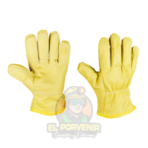 Guante Ingeniero Corto Extragrande en Vaqueta Refuerzo 5 Dedos