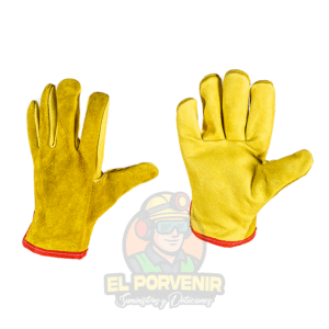 Guante Mixto en Carnaza y Vaqueta Sencillo