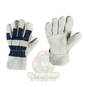Guante Petrolero en Jean y Carnaza Refuerzo Pistola